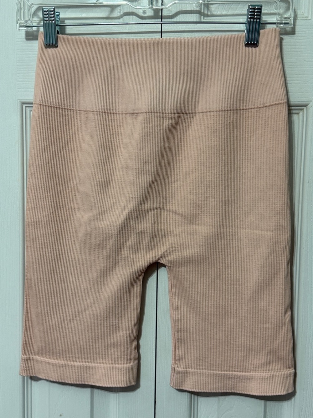 Nikibiki Pink Ribbed Bike Shorts